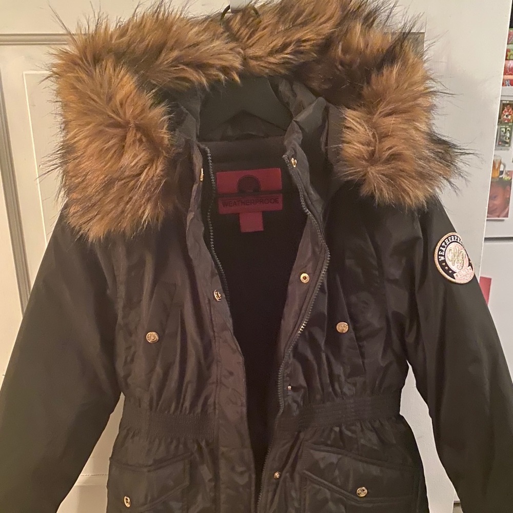 Girls full zip and snap coat